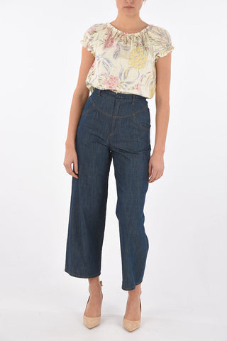 SEE BY Dark Wash Palazzo Denims
