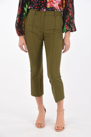 Pantaloni Cropped Fit LAGHI in Misto Cotone