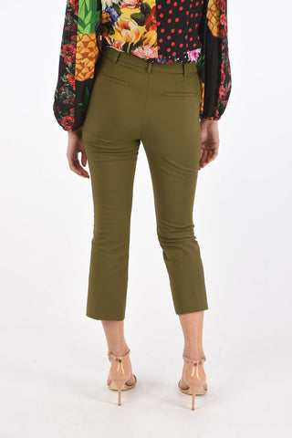 Pantaloni Cropped Fit LAGHI in Misto Cotone