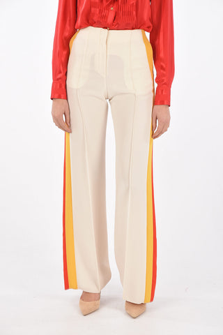 Contrasting Side Band Palazzo Pants