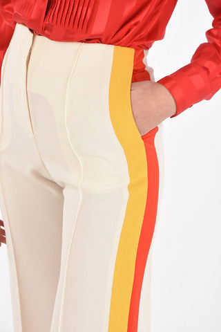 Contrasting Side Band Palazzo Pants