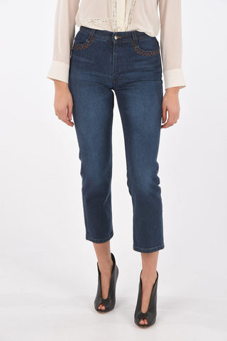 4 Pocket REGULAR FIT Denims with Logo Back Pocket