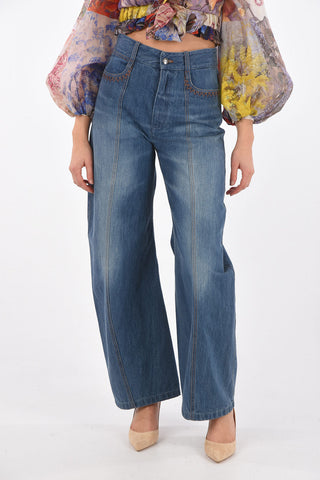 5 Pocket Dèlavè Palazzo Denims