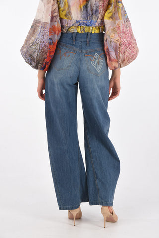 5 Pocket Dèlavè Palazzo Denims