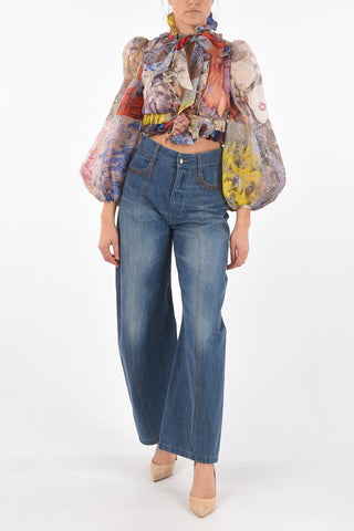 5 Pocket Dèlavè Palazzo Denims