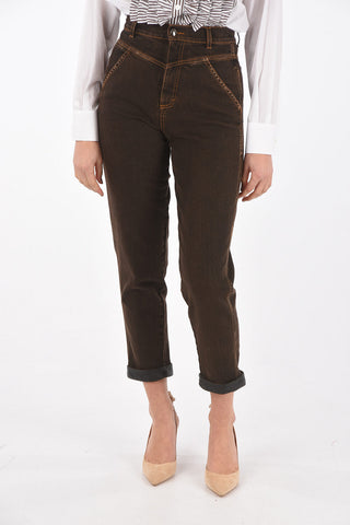 Jeans MOM 4 Tasche Effetto Vissuto