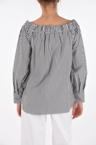 Blusa Gessata SEGGIO Off-Shoulder