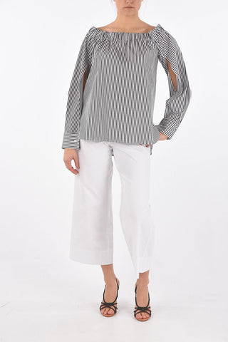 Blusa Gessata SEGGIO Off-Shoulder