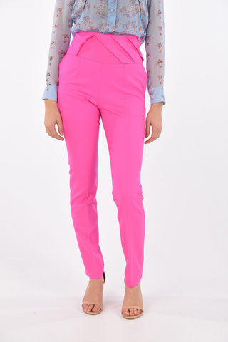 3 Pocket Side Zipped High-waisted Pants