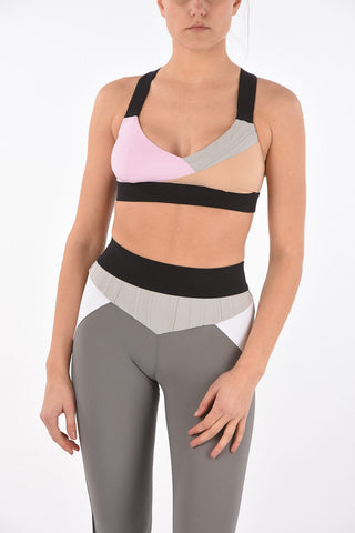 crossed on the back active crop top