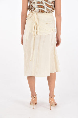 Linen and Cotton DYSER Midi Skirt
