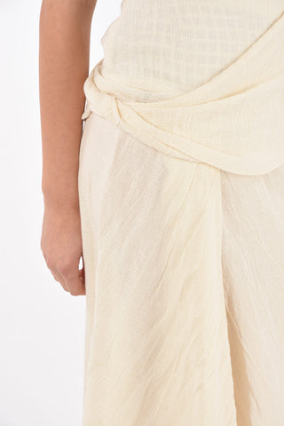 Linen and Cotton DYSER Midi Skirt