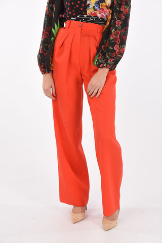 Pantaloni 4 Tasche in Lana a 2 Pinces
