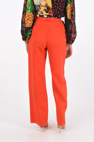 Pantaloni 4 Tasche in Lana a 2 Pinces