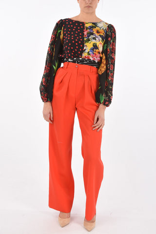 Pantaloni 4 Tasche in Lana a 2 Pinces