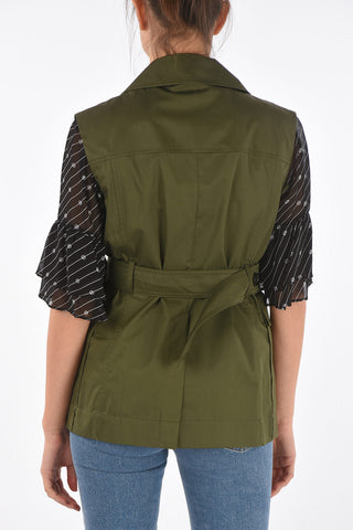 Double-breasted GALVANO Vest with Belt
