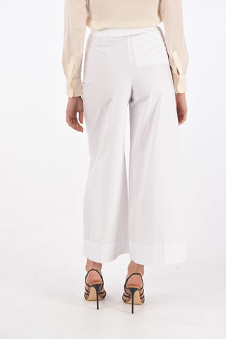 SEE BY Single-pleated Cotton Palazzo Pants