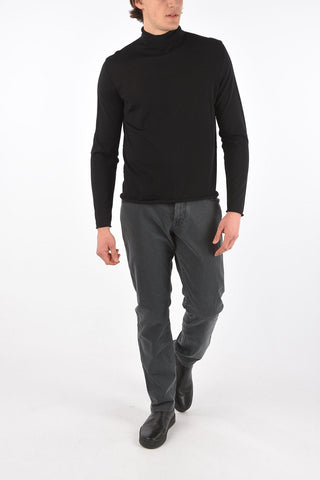 Maglia a Collo Alto in Lana Vergine