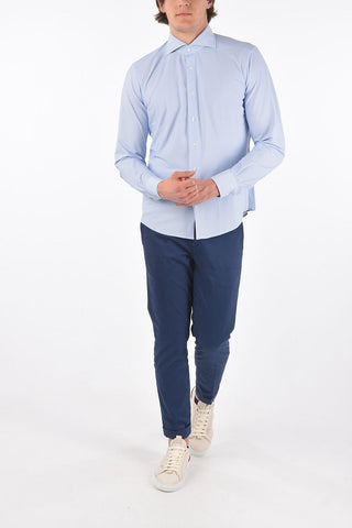 스트레치 원단 셔츠 SLIM FIT 기하학적 패턴