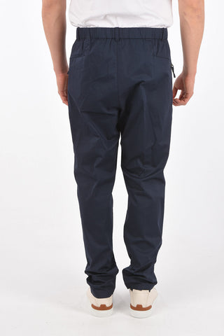 Drawstring Stretch Cotton Pants
