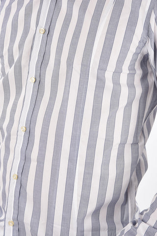 Standard Collar Bengal Patterned Cotton Shirt