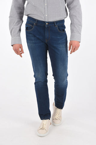 5 Pocket REGULAR FIT Stretch Cotton Denims