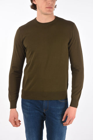 Crew Neck Cotton Sweater