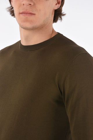 Crew Neck Cotton Sweater