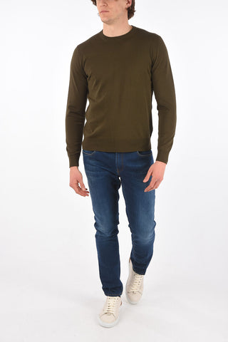 Crew Neck Cotton Sweater