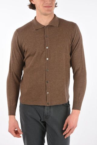CC COLLECTION Polo Neck Cashmere Blend Cardigan