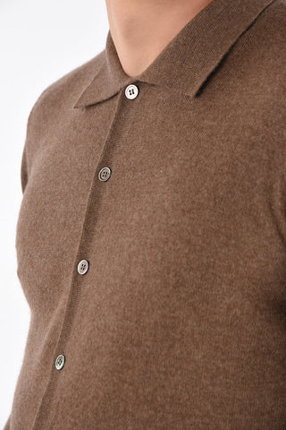 CC COLLECTION Polo Neck Cashmere Blend Cardigan