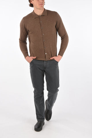CC COLLECTION Polo Neck Cashmere Blend Cardigan