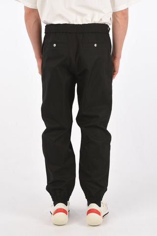 Elastic Band Bottom Cargo Pants