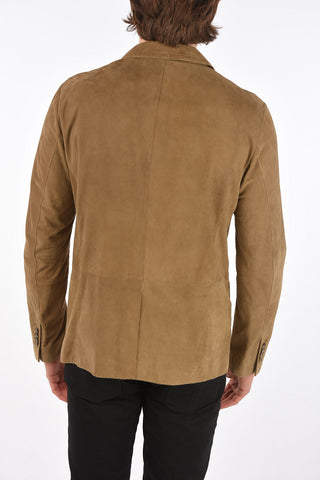 Unlined Suede Blazer