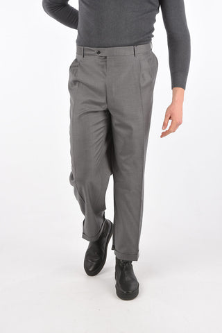 Pantaloni in Lana Vergine LIFE con Pince