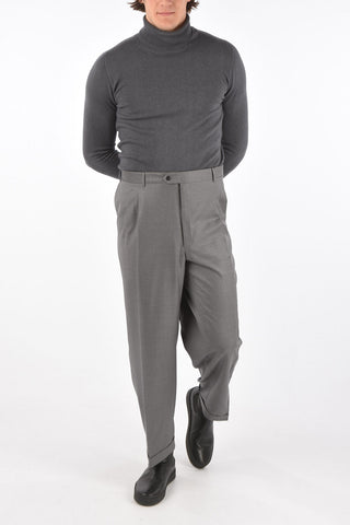 Pantaloni in Lana Vergine LIFE con Pince