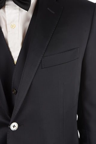 Abito 3 Pezzi Gessato CEREMONY LEADER con Gilet