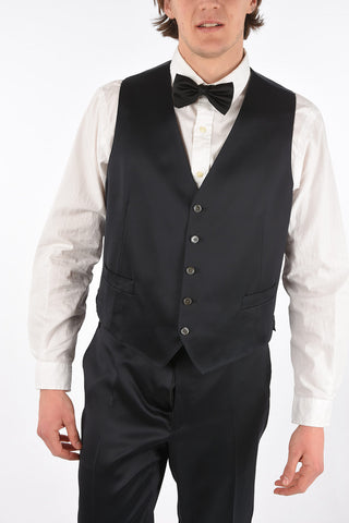 Pinstriped CEREMONY LEADER 3 Pieces Suit with Waistcoat