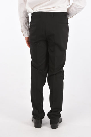 Pantaloni Motivo Pin Point in Lana Stretch