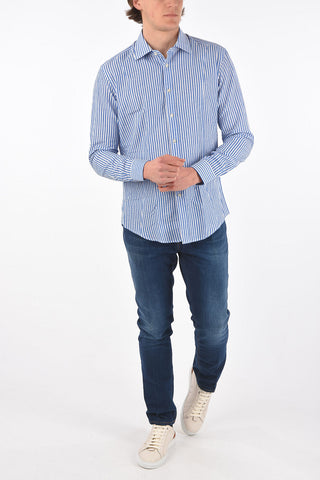 Awning Patterned Linen Blend Shirt