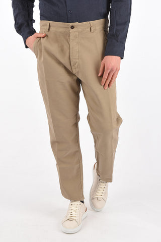Mid waist 4 pockets chinos pants