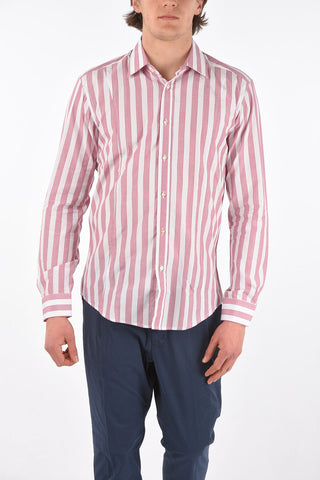 Standard Collar Bengal Patterned Cotton Shirt