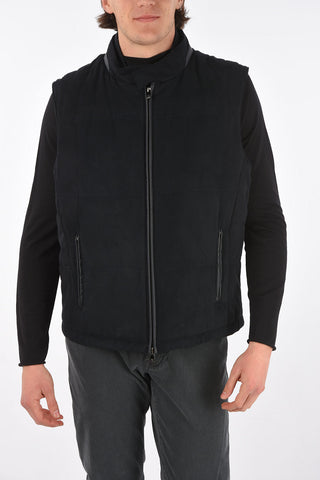 ID Faux Suede Leather AMARETTO Vest