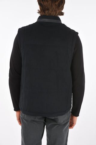 ID Faux Suede Leather AMARETTO Vest