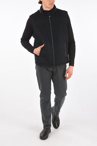 ID Faux Suede Leather AMARETTO Vest