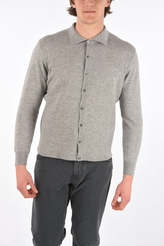 CC COLLECTION Polo Neck Cashmere Blend Cardigan