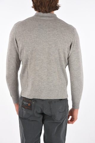 CC COLLECTION Polo Neck Cashmere Blend Cardigan