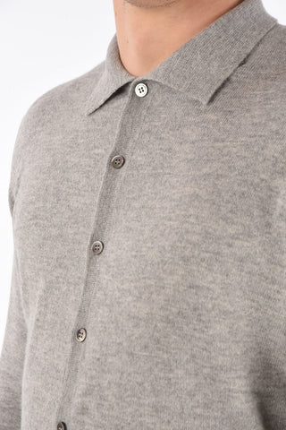 CC COLLECTION Polo Neck Cashmere Blend Cardigan