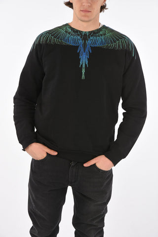 Crew Neck WINGS Printed Sweatshirt