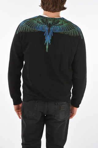 Crew Neck WINGS Printed Sweatshirt